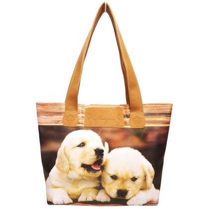 Imagem de Kit Pet Feminino Cachorrinhos com Bolsa, Necessaire e Chinelo, Magicc
