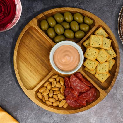 Imagem de Kit Petisqueira madeira rústica Petisqueira de madeira