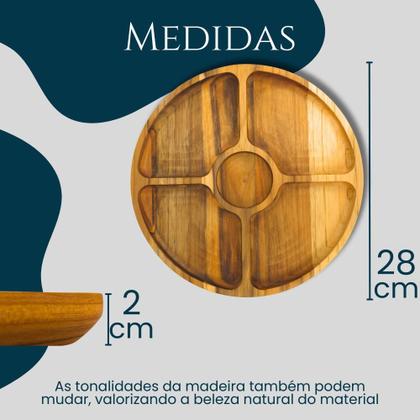 Imagem de Kit Petisqueira madeira rústica Petisqueira de madeira