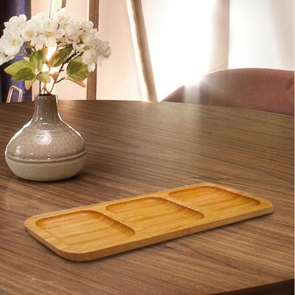 Imagem de Kit Petisqueira Retangular + Garfos de Petisc