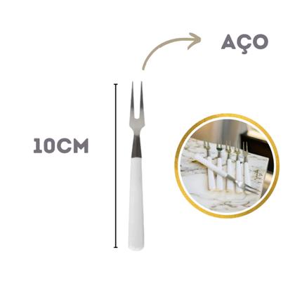 Imagem de Kit Petisqueira Retangular + Garfos de Petisc