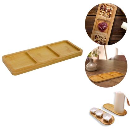 Imagem de Kit Petisqueira Retangular + Garfos de Petisc