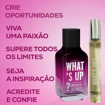 Imagem de Kit Phytoderm Eau De Perfum What's Up 95ml + 30ml Original!