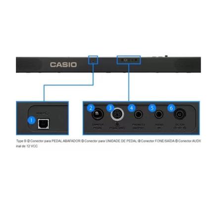 Imagem de Kit Piano Digital Casio CDP-S160 C2 88 Teclas + Estante Suporte EP 160