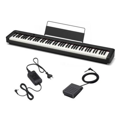 Imagem de Kit Piano Digital Casio CDP-S160 C2 88 Teclas + Estante Suporte EP 160