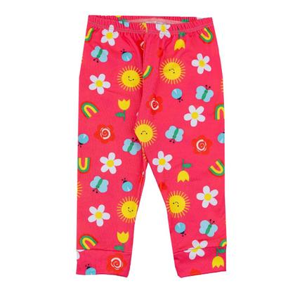 Imagem de Kit Pijama Térmico 4 Peças Bebê Energy Up Thermo Dry Jardim Encantado Vermelho Everly