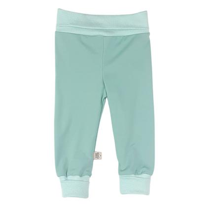 Imagem de Kit Pijama Térmico Body e Calça Bebê Menta Concuca