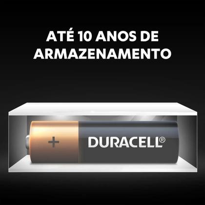 Imagem de Kit Pilha Duracell Alcalina Cartela Aa 16 + Aaa 16 Alcalina