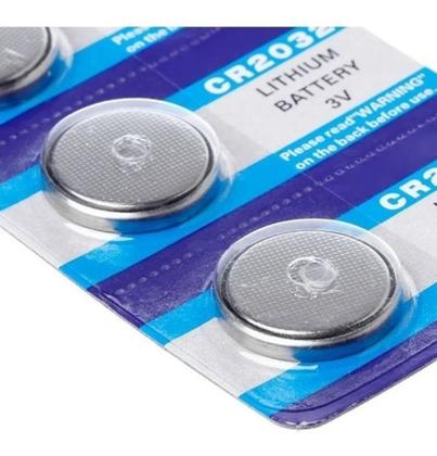 Imagem de Kit Pilha Moeda Bateria 3v Modelo CR 2032 - Portão Pc Controles - 2 Cartelas Com 15 Unidades