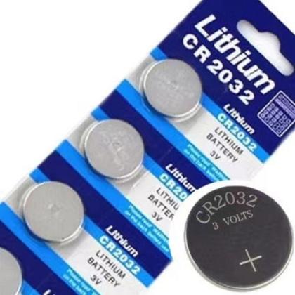 Imagem de Kit Pilha Moeda Bateria 3v Modelo CR 2032 - Portão Pc Controles - 2 Cartelas Com 15 Unidades