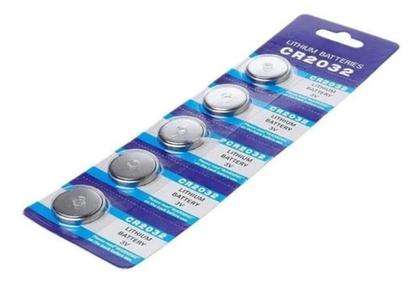 Imagem de Kit Pilha Moeda Bateria 3v Modelo CR 2032 - Portão Pc Controles - 2 Cartelas Com 15 Unidades