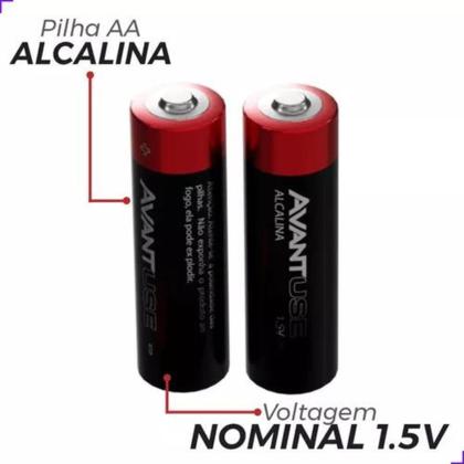 Imagem de Kit Pilhas Alcalinas Aa Pequena Com 04 Unidades 1.5v - Avant