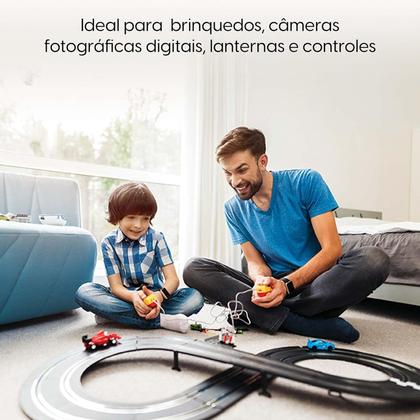 Imagem de Kit Pilhas Alcalinas Elgin 8aa + 8aaa - 16 Unidades