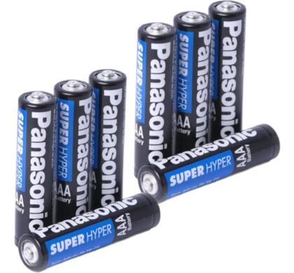 Imagem de Kit Pilhas Panasonic Aaa 12 Un + Aa 8 Un Comum Zinco Original