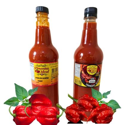 Imagem de Kit Pimenta Scorpion E Carolina Reaper Em Creme Super Picant