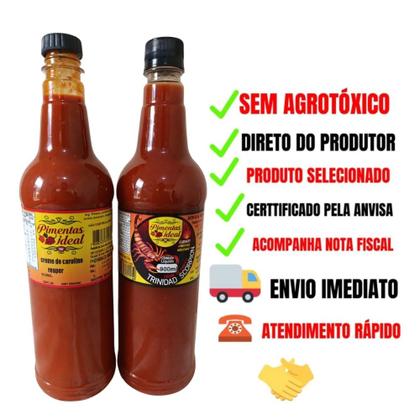 Imagem de Kit Pimenta Scorpion E Carolina Reaper Em Creme Super Picant