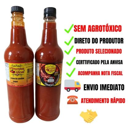 Imagem de Kit Pimenta Scorpion E Carolina Reaper Em Creme Super Picant