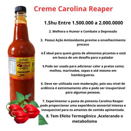 Imagem de Kit Pimenta Scorpion E Carolina Reaper Em Creme Super Picant