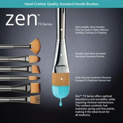 Imagem de Kit Pincéis 5 Peças Zen 73 Series Brush Sets Royal e Langnickel - Rzen-set733-zp