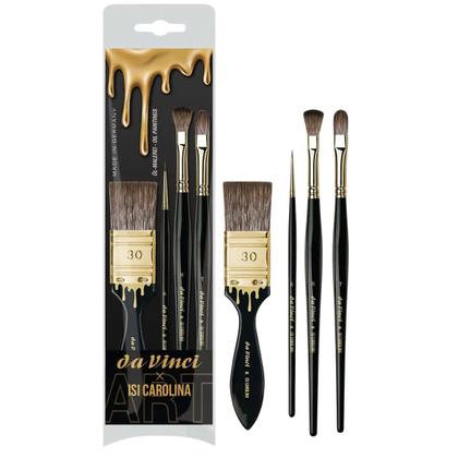 Imagem de Kit Pinceís da Vinci Isi Carolina Signature Ed Oleo com 4 Unidades