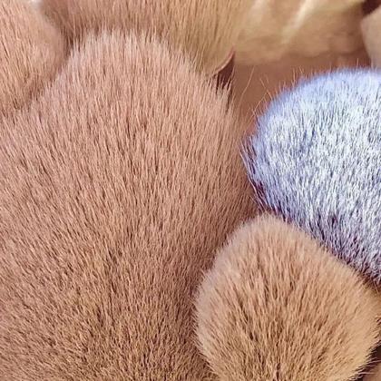 Imagem de Kit Pincéis Maquiagem 13 Peças Sombra Pó Blush Base