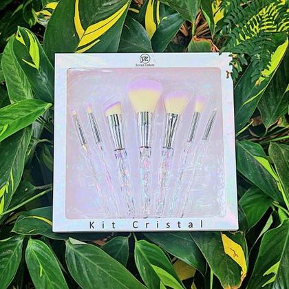 Imagem de Kit Pincel De Maquiagem Profissional Diamante - 7 Pinceis - ótimo presente para namorada esposa