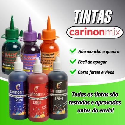 Imagem de Kit Pincel Piloto para Quadro Branco + Refil Caixa com 12Un