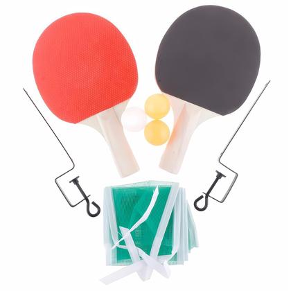 Imagem de Kit Ping Pong Completo Com 2 Raquetes 1 Rede E 3 Bolinhas - Art Brink