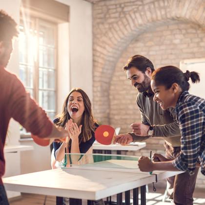 Imagem de Kit Ping Pong Completo Com 2 Raquetes 1 Rede E 3 Bolinhas - Art Brink