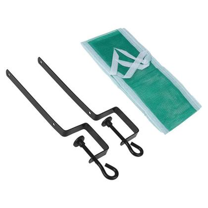 Imagem de KIT Ping Pong Tênis de Mesa Com 2 Raquetes Anatômicas, 3 Bolas, 1 Rede e 2 Suportes Original Inmetro