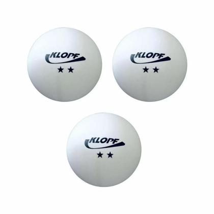Imagem de Kit ping pong , tenis mesa contendo 2 Raquetes e 3 bolas KLOPF 5055