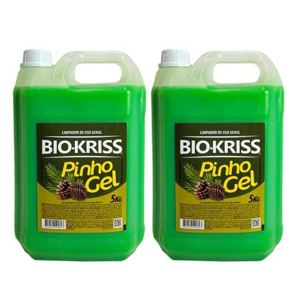 Imagem de Kit Pinho Gel Bio Kriss 5 Litros - 2 Unidades