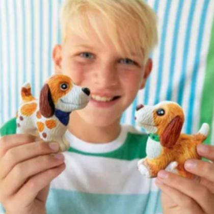 Imagem de Kit Pinte e Molde Pets Gesso e Pintura 3D - Nig Brinquedos