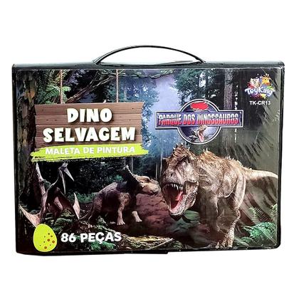 Imagem de Kit Pintura 86 Peças Infantil Dinossauros Meninos com Desenhos