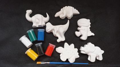 Imagem de Kit Pintura de Gesso Kids - Dinossauro