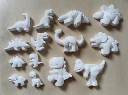 Imagem de Kit Pintura de Gesso Kids - Dinossauro