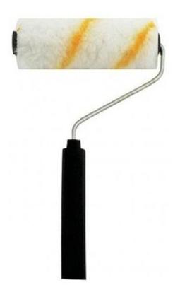 Imagem de Kit Pintura Parede Rolo Lã Bandeja Lixa Pincel Lona C/ 15 Pç