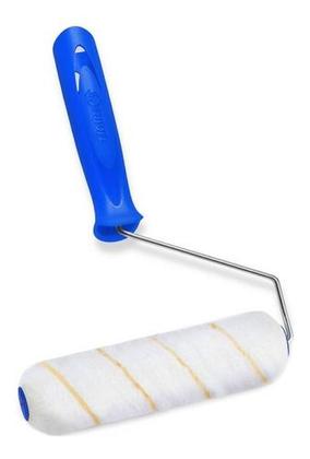 Imagem de Kit Pintura Parede Rolo Lã Bandeja Lixa Pincel Lona C/ 15 Pç