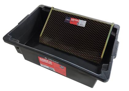 Imagem de Kit Pintura Pro Duplo 46cm Caçamba Garfo + 2 Rolos Lã Rendeplus Extensor