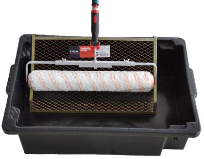 Imagem de Kit Pintura Pro Duplo 46cm Caçamba Garfo + 2 Rolos Lã Rendeplus Extensor