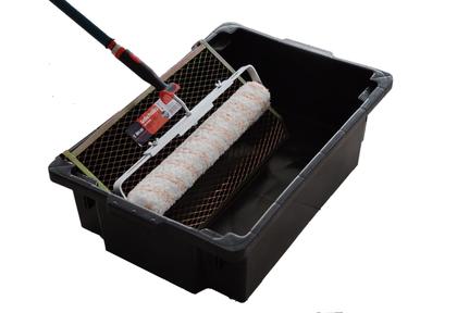 Imagem de Kit Pintura Pro Duplo 46cm Caçamba Garfo + 2 Rolos Lã Rendeplus Extensor