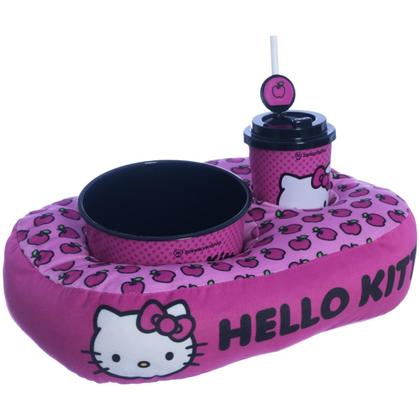 Imagem de Kit Pipoca Infantil Hello Kitty com Almofada, Copo e Balde