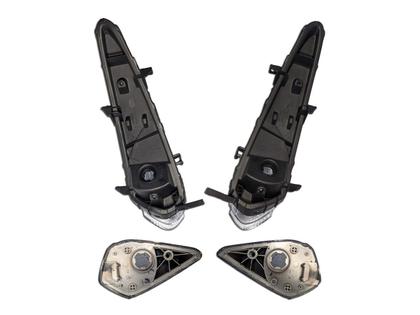 Imagem de Kit Pisca Setas Dianteira e Traseira Cristais Honda Biz 125 2011 2012 2013 2014 2015 2016 2017