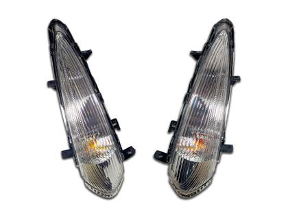 Imagem de Kit Pisca Setas Dianteira e Traseira Cristais Honda Biz 125 2011 2012 2013 2014 2015 2016 2017