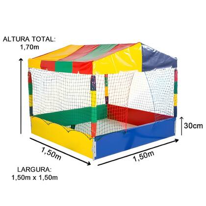 Imagem de Kit Piscina 1,50m e 1000 Bolinhas Coloridas