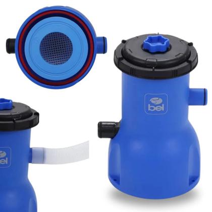 Imagem de Kit Piscina 6200 L Premium Estrutural + Capa e Forro para Protecao + Bomba Filtro 220v 3028l/H