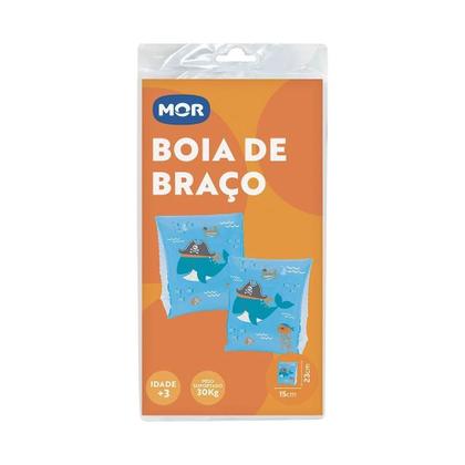 Imagem de Kit Piscina Infantil 1000 L Inflavel Estampada + Boia de Braco Azul