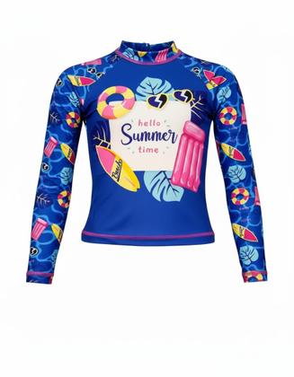 Imagem de Kit Piscina praia Blusa Térmica Proteção Uv50 e Biquíni