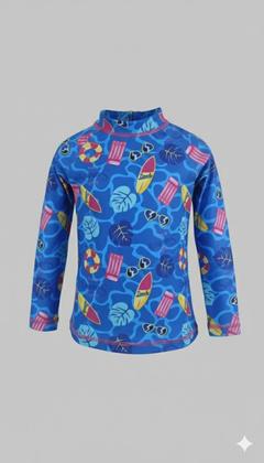 Imagem de Kit Piscina praia Blusa Térmica Proteção Uv50 e Biquíni