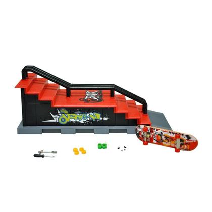 Imagem de Kit Pista Radical Skate Dedo Rampa Fingerboard + Skate Dedo Original - Dm toys